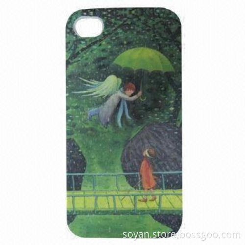 PC Case for iPhone, with Luminous Design Water Transfer Printing, Easy Access to All Controls